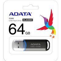 USB Flash ADATA C906 64GB (черный) - Превью изображения №3 — Интернет-магазин ПроЗаказ
