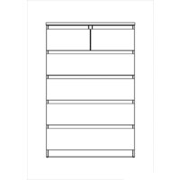 Комод Mio Tesoro Мальта 6 ящиков 80x121 2.05.02.100.1 (белый) - Превью изображения №4 — Интернет-магазин ПроЗаказ