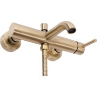 Смеситель Rea Lungo Matt Gold B8010 (белый) - Превью изображения №5 — Интернет-магазин ПроЗаказ