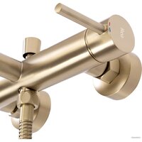 Смеситель Rea Lungo Matt Gold B8010 (белый) - Превью изображения №6 — Интернет-магазин ПроЗаказ