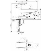 Смеситель Ideal Standard Ceraplan BD257AA - Превью изображения №4 — Интернет-магазин ПроЗаказ