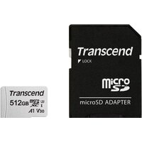Transcend microSDXC 300S 512GB (с адаптером)