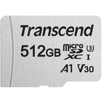Карта памяти Transcend microSDXC 300S 512GB (с адаптером) - Превью изображения №2 — Интернет-магазин ПроЗаказ