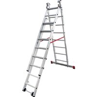 Лестница-стремянка Новая высота NV 523 трёхсекционная индустриальная 3x8 ступеней - Превью изображения №6 — Интернет-магазин ПроЗаказ