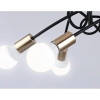 Люстра средней высоты Ambrella light Traditional TR80419/5 BK/GD (черный/золото) - Превью изображения №5 — Интернет-магазин ПроЗаказ