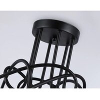 Люстра средней высоты Ambrella light Traditional TR80419/5 BK/GD (черный/золото) - Превью изображения №4 — Интернет-магазин ПроЗаказ