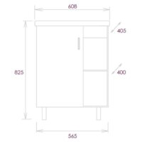  Onika Тумба под умывальник Тимбер 60.01 106116 - Превью изображения №5 — Интернет-магазин ПроЗаказ