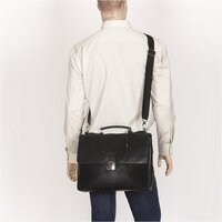 Мужская сумка Bugatti Romano 49399001 (черный) - Превью изображения №7 — Интернет-магазин ПроЗаказ