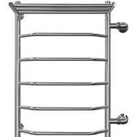 Полотенцесушитель Granula Трапеция, с полочкой боковое подключение правое 50х100 см - Превью изображения №2 — Интернет-магазин ПроЗаказ