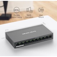 Неуправляемый коммутатор Mercusys MS110P - Превью изображения №10 — Интернет-магазин ПроЗаказ