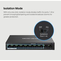 Неуправляемый коммутатор Mercusys MS110P - Превью изображения №7 — Интернет-магазин ПроЗаказ