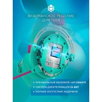 Наушники IO by Red Square Graphite 2 (бирюзовый/розовый) - Превью изображения №7 — Интернет-магазин ПроЗаказ