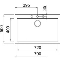 Кухонная мойка Elleci Quadra 130 Kuro K86 - Превью изображения №2 — Интернет-магазин ПроЗаказ