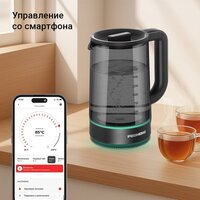 Электрический чайник Redmond (Редмонд) KG259S (черный/тонировка) - Превью изображения №2 — Интернет-магазин ПроЗаказ