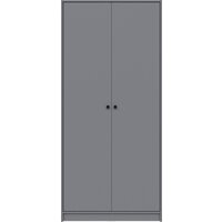 Шкаф распашной Mio Tesoro Мини 2 двери 2.07.01.030.4 (серый) - Превью изображения №2 — Интернет-магазин ПроЗаказ