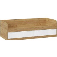 Кровать-тахта Трия Хилтон комбинированная 90x200 (дуб крафт золотой/белый матовый) - Превью изображения №3 — Интернет-магазин ПроЗаказ