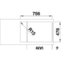 Кухонная мойка Blanco Lantos XL 6 S-IF Compact 523140 - Превью изображения №3 — Интернет-магазин ПроЗаказ