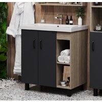 Onika Тумба под умывальник Тимбер 70.10 107057 (серый матовый/дуб сонома)