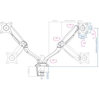 Кронштейн для монитора Arm Media LCD-T22 - Превью изображения №2 — Интернет-магазин ПроЗаказ