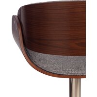 Стул TetChair Lando (серый/орех/хром) - Превью изображения №10 — Интернет-магазин ПроЗаказ