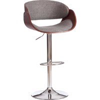 TetChair Lando (серый/орех/хром)