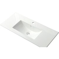  ЗОВ Тумба с умывальником Парма 100 P100LA0MWMC1B-OL100 (аттик/белый матовый/черный) - Превью изображения №3 — Интернет-магазин ПроЗаказ