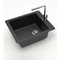Кухонная мойка Teymi Helmi 50x42 T120104 (черный матовый) - Превью изображения №2 — Интернет-магазин ПроЗаказ