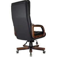 Офисное кресло Бюрократ T-9932Walnut (черный, экокожа) - Превью изображения №4 — Интернет-магазин ПроЗаказ
