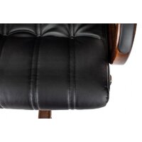 Офисное кресло Бюрократ T-9932Walnut (черный, экокожа) - Превью изображения №6 — Интернет-магазин ПроЗаказ