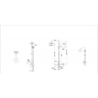 Душевая система  Bravat Rhein F6429564BW-A-ENG - Превью изображения №2 — Интернет-магазин ПроЗаказ
