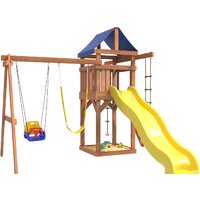 Игровой комплекс National Tree Company С качелями 3 в 1 и гибкими подвесными IgroWoods ДП-15 - Превью изображения №3 — Интернет-магазин ПроЗаказ