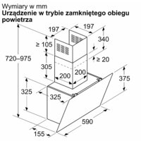 Кухонная вытяжка Bosch Serie 2 DWK65DK20 - Превью изображения №10 — Интернет-магазин ПроЗаказ