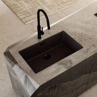 Кухонная мойка Globalo Aurilio 80.1 Dark Chocolate Clean Tech - Превью изображения №2 — Интернет-магазин ПроЗаказ