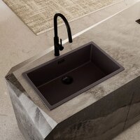 Кухонная мойка Globalo Aurilio 80.1 Dark Chocolate Clean Tech - Превью изображения №3 — Интернет-магазин ПроЗаказ
