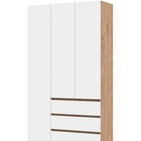 Стендмебель Хелен ШК 06 (белый/дуб крафт золото)