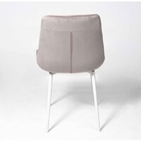 Стул Алвест AV 405 (бежевый бархат Confetti smoke/белый) - Превью изображения №5 — Интернет-магазин ПроЗаказ