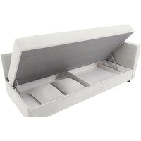 Тахта Krones Эллада (велюр, светло-серый) - Превью изображения №2 — Интернет-магазин ПроЗаказ