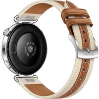 Умные часы Huawei Watch GT 6 41 мм (серебристый, с коричневым кожаным ремешком, международная версия) - Превью изображения №4 — Интернет-магазин ПроЗаказ
