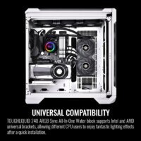 Система жидкостного охлаждения для процессора Thermaltake Toughliquid 240 ARGB Sync CL-W319-PL12BL-A - Превью изображения №7 — Интернет-магазин ПроЗаказ