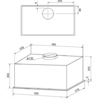 Кухонная вытяжка Krona Arven 500 PB V2 (белый) - Превью изображения №11 — Интернет-магазин ПроЗаказ