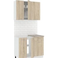 Кортекс-мебель Корнелия Лира-лайт 1м (дуб сонома/марсель)