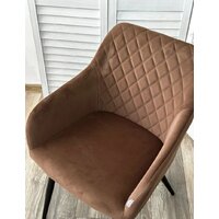 Стул с подлокотниками M-City Brandy 629M05175 (505-11 кофе/черный) - Превью изображения №2 — Интернет-магазин ПроЗаказ