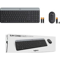 Офисный набор Logitech MK470 Slim Wireless Combo 920-009206 (графитовый) - Превью изображения №2 — Интернет-магазин ПроЗаказ
