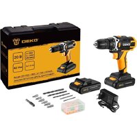 Дрель-шуруповерт Deko Banger 20V ONE + Set 63 083-1043 (с 2-мя АКБ, кейс) - Превью изображения №2 — Интернет-магазин ПроЗаказ