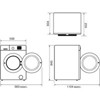Сушильная машина Krona Rhene Max White 8K DM - Превью изображения №12 — Интернет-магазин ПроЗаказ