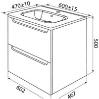  IDDIS Тумба под умывальник Edifice EDI60D0i95 - Превью изображения №10 — Интернет-магазин ПроЗаказ