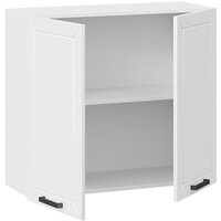 Шкаф навесной Трия Лорас 1В8 (белый/холст белый) - Превью изображения №2 — Интернет-магазин ПроЗаказ