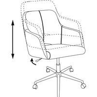 Офисное кресло Бюрократ CH-380SL (серая жемчужина Italia 26) - Превью изображения №6 — Интернет-магазин ПроЗаказ