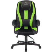 Игровое (геймерское) кресло Zombie 9 (черный/салатовый) - Превью изображения №2 — Интернет-магазин ПроЗаказ