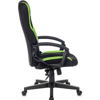 Игровое (геймерское) кресло Zombie 9 (черный/салатовый) - Превью изображения №3 — Интернет-магазин ПроЗаказ